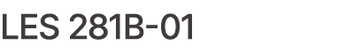 LES 281B 01