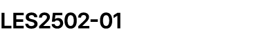 LES2502 01
