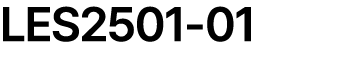 LES2501 01
