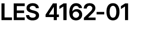 LES 4162 01