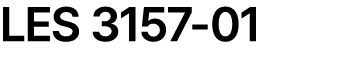 LES 3157 01