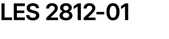 LES 2812 01
