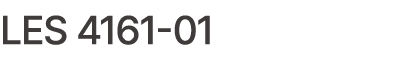 LES 4161 01