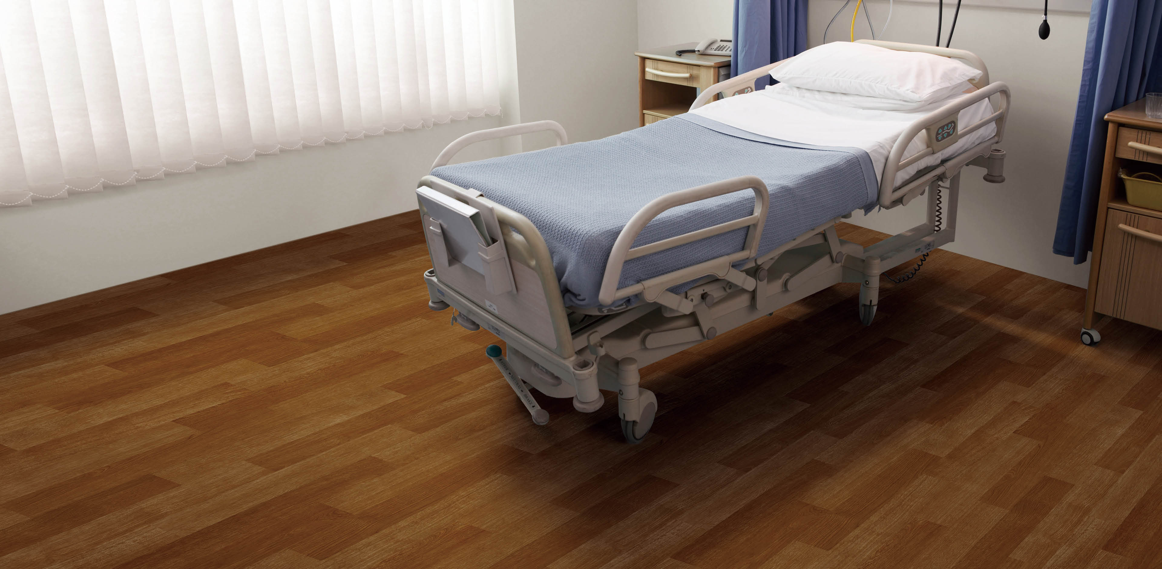 Empty Hospital Bed in a Ward