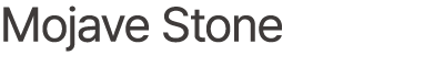 Mojave Stone