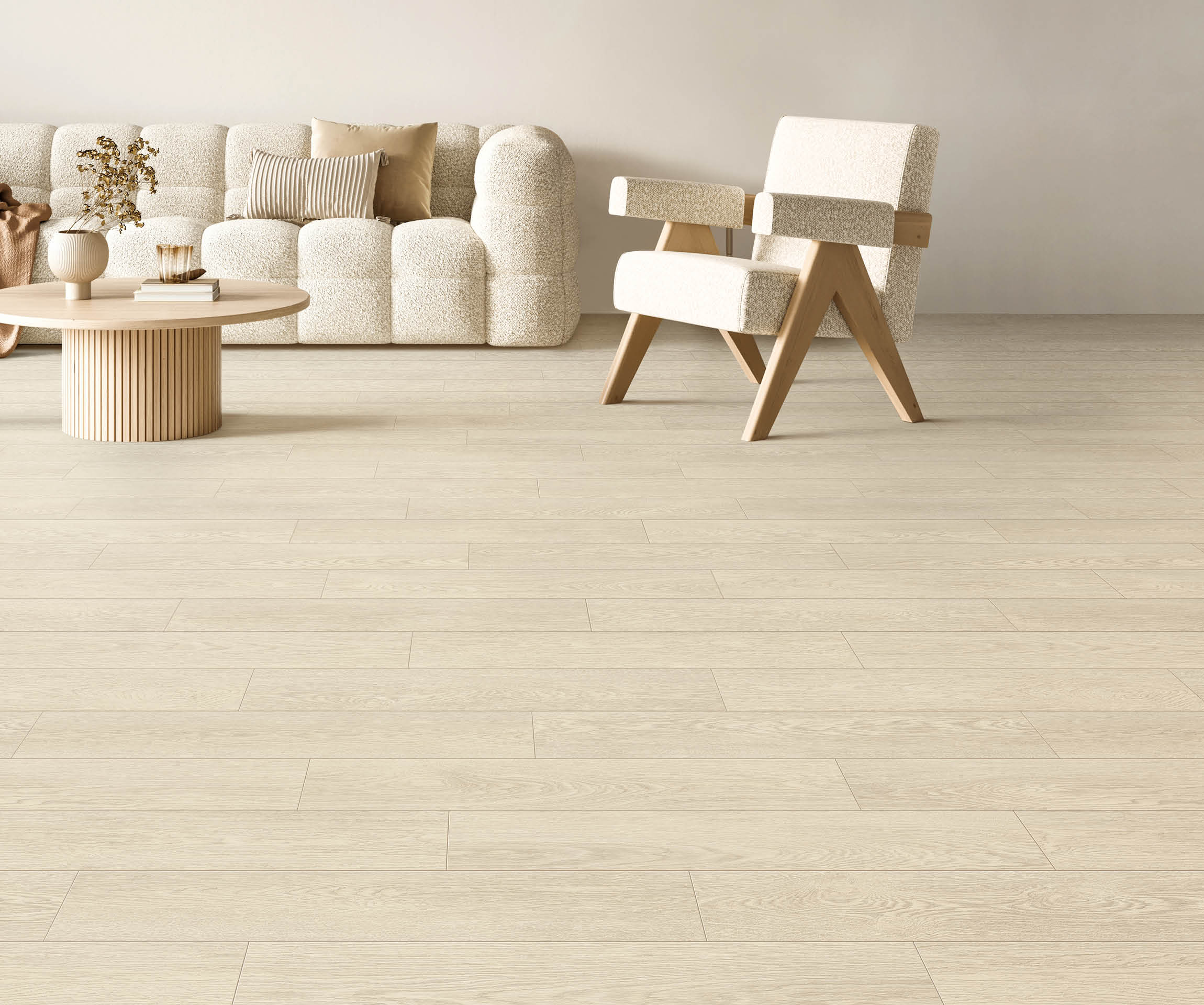 Interior Living Room Wall Mockup - 3d rendering, 3d illustration