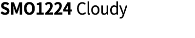 SMO1224 Cloudy