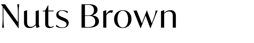 Nuts Brown
