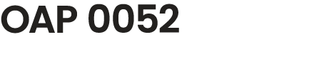 OAP 0052