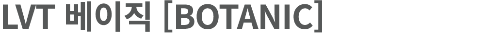 LVT 베이직 [BOTANIC]