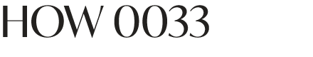 HOW 0033