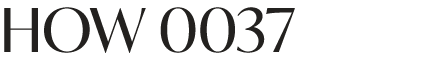 HOW 0037