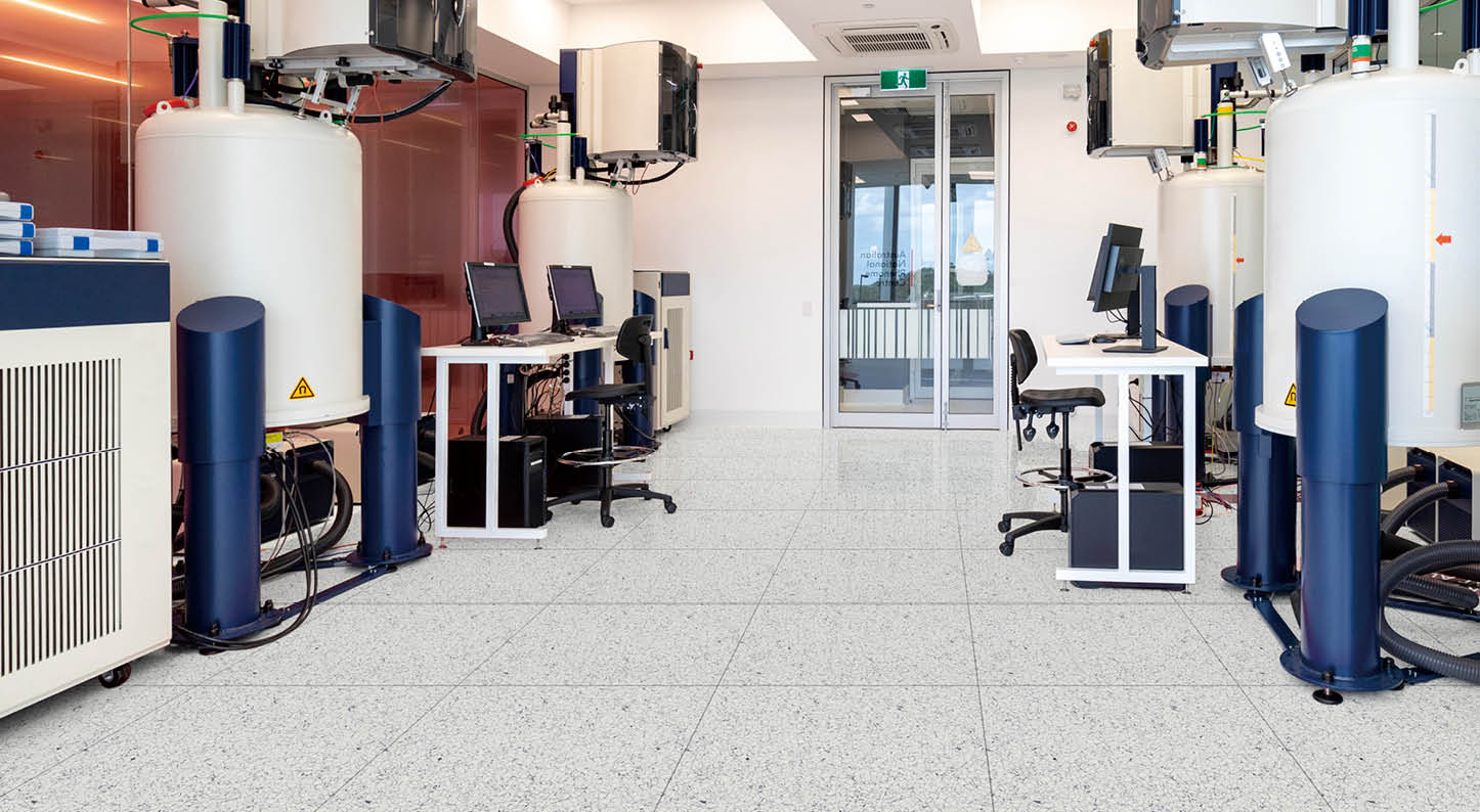 Medical Scientific Laboratory  There is a lot of large breaking ground equipment  A Nuclear Magnetic Resonance (NMR) spectroscopy, this analyses mixture containing known compounds for diseases such as Alzheimer's, diabetes and heart disease