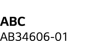 ABC AB34606-01