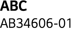 ABC AB34606-01